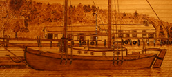 The Bayfield Collection:  Wooden Sail Boat